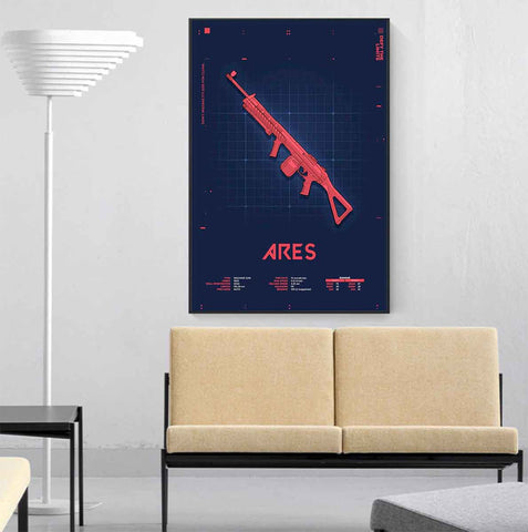2-army-wall-decor-gun-wall-art-ares