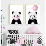 4-panda-prints-panda-canvas-painting-panda-chewing-gum