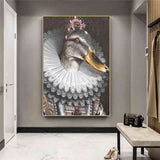 3-duck-paintings-duck-wall-decor-queen-of-the-ducks