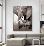 4-elephant-canvas-painting-elephant-stock-canvas-love-of-a-mother